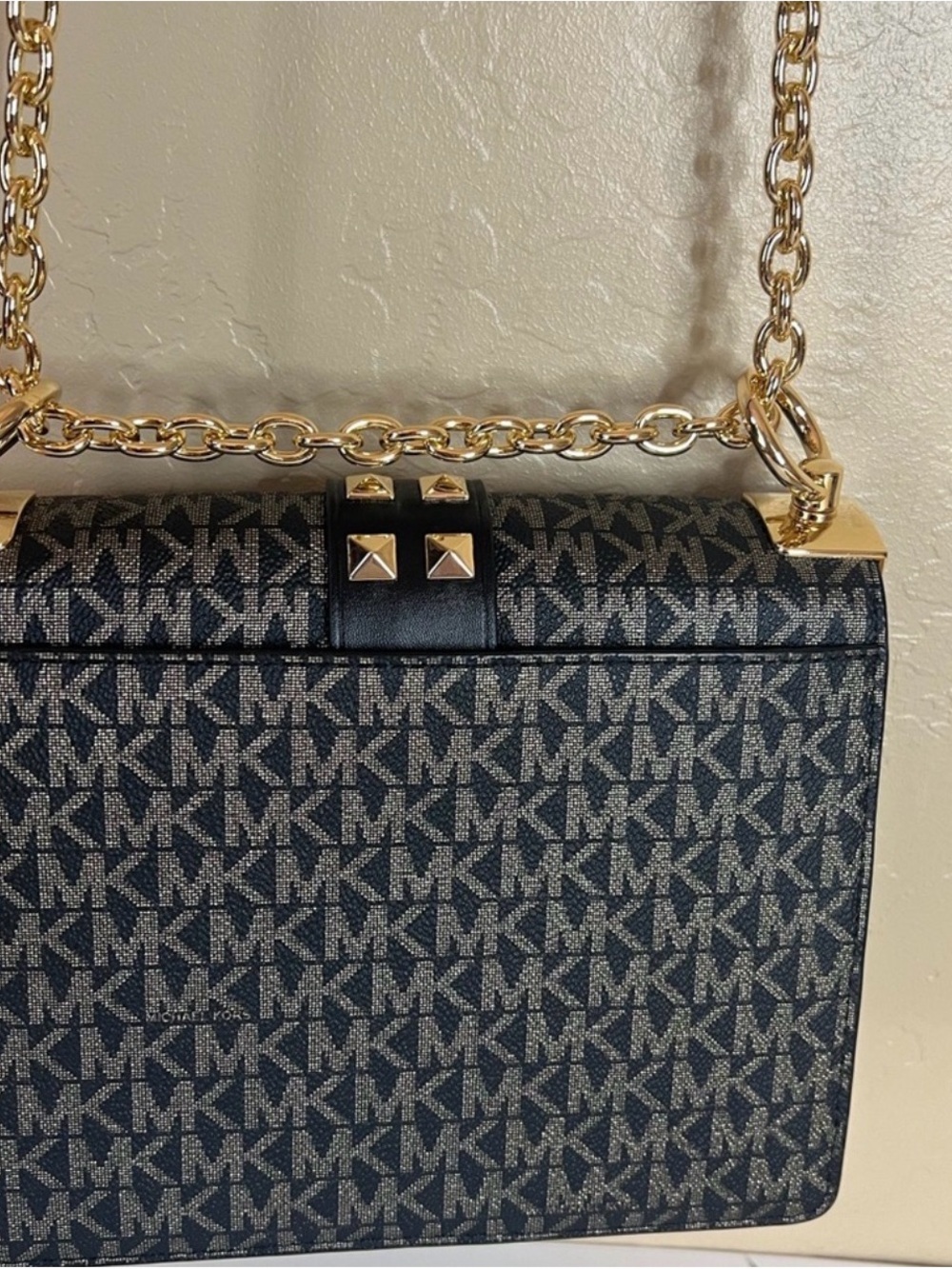 NIB Michael Kors Greenwich Studded Crossbody Bag - Picture 10 of 13